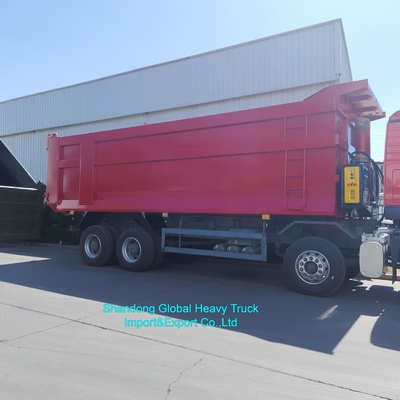 โรงงาน Siontruk HOWO Tx 380HP 400HP 500HP รถดั๊มพ์ รถบรรทุกเทท้าย Euro2 6*4 8*4 รถดั๊มพ์