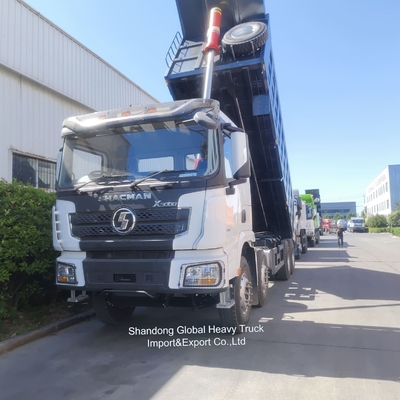 รถดั๊มพ์ Shacman ประสิทธิภาพสูงสำหรับเหมืองแร่ 8*4 f3000 371/380/400/430HP Euro 2