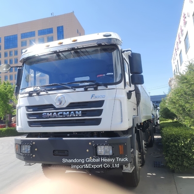 สภาพดี 8*4 10 ล้อ 380 แรงม้า เกียร์ธรรมดา รถดั้มพ์เหมืองดีเซล Euro3 Shacman F3000
