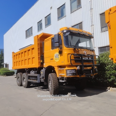 รถขุดเหมืองที่มีประสิทธิภาพสูง Shacman 371/380/400/430HP รถขุดขยะ Euro 2 สําหรับรถขุดเหมืองหนัก