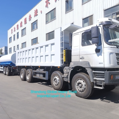 รถบรรทุก Shacman 380HP รถบรรทุก 6*4/8*4 รถบรรทุก F3000 รุ่น 80 / 120tons รถบรรทุก