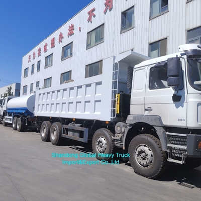 รถบรรทุก Shacman 380HP รถบรรทุก 6*4/8*4 รถบรรทุก F3000 รุ่น 80 / 120tons รถบรรทุก