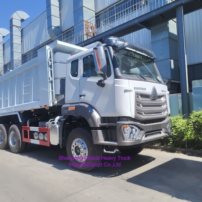 รถดั้มพ์ดั้มพ์ HOWO 10 ล้อ 371 380HP 400HP 430HP สำหรับงานเหมือง รถบรรทุกมือสอง