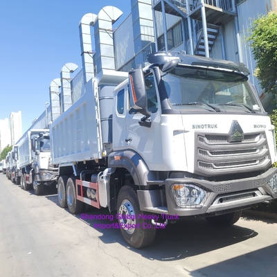รถบรรทุกถังน้ําหนักมือสอง 6*4 375HP Sinotruk HOWO รถบรรทุกถังน้ําหนัก
