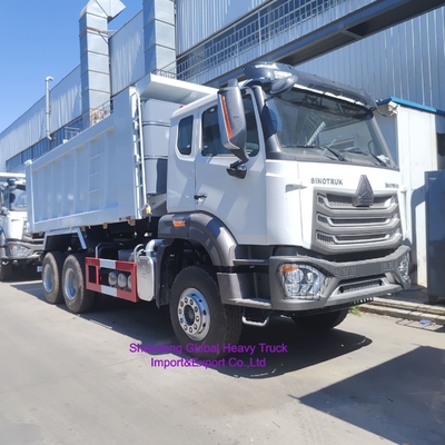 รถบรรทุกถังน้ําหนักมือสอง 6*4 375HP Sinotruk HOWO รถบรรทุกถังน้ําหนัก
