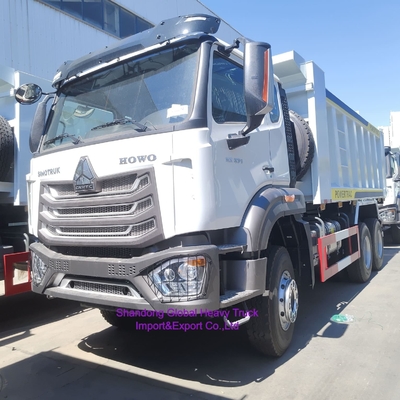 รถดั้มพ์ 12 ล้อ Hohan Used Sinotruk HOWO 8X4 Ex N Nx Tipper Truck 371HP 380HP