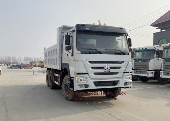 มือสอง 32 30 35 ตัน รถบรรทุก หมุน ไดเซล มือสอง Sinotruck HOWO 6X4 รถบรรทุก