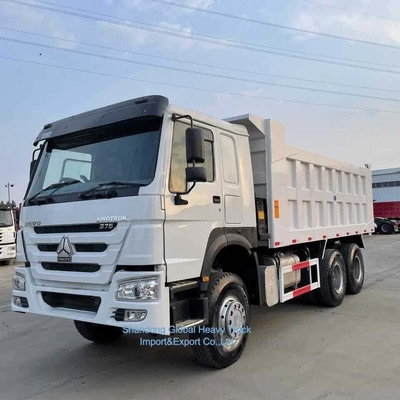 มือสอง 32 30 35 ตัน รถบรรทุก หมุน ไดเซล มือสอง Sinotruck HOWO 6X4 รถบรรทุก