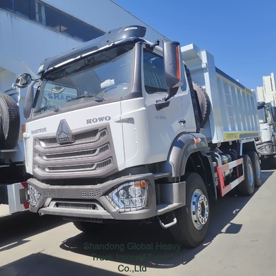 รถดั้มพ์ Sinotruk Nx 6X4 371HP 400HP ดีเซล Sinotruck 10 ล้อ 12 ล้อ รถดั้มพ์ HOWO มือสอง
