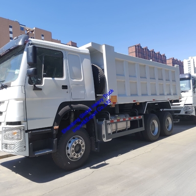 รถบรรทุกถังน้ําหนักมือสอง 6*4 375HP Sinotruk HOWO รถบรรทุกถังน้ําหนัก