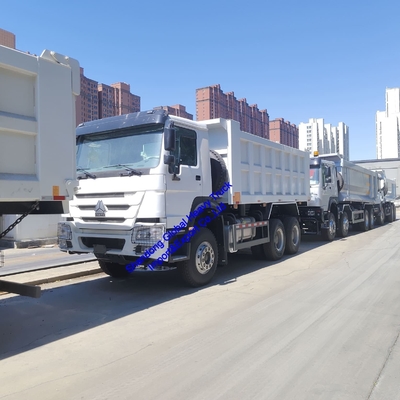 คุณภาพสูง Sinotruk HOWO ถังถังถังถัง LHD / Rhd ไดเซล 400 แรงม้า 6X4