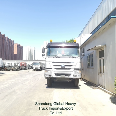 สัญลักษณ์จีน HOWO Sinotruk รถบรรทุกขยะ 6X4 10 ยาง รถบรรทุกขยะ 400HP