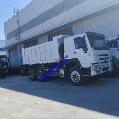 สัญลักษณ์จีน HOWO Sinotruk รถบรรทุกขยะ 6X4 10 ยาง รถบรรทุกขยะ 400HP