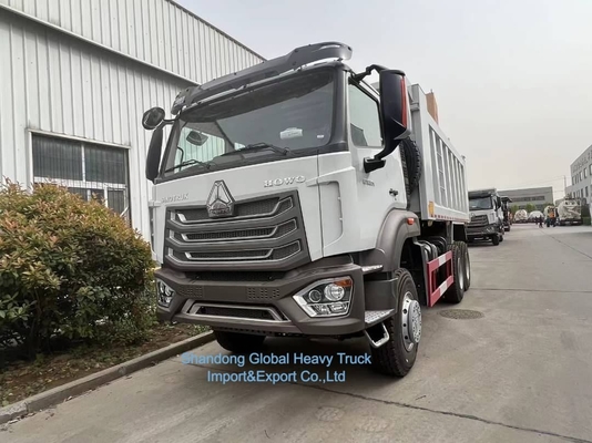 รถดั้มพ์ Sinotruk Nx 6X4 371HP 400HP ดีเซล Sinotruck 10 ล้อ 12 ล้อ รถดั้มพ์ HOWO มือสอง