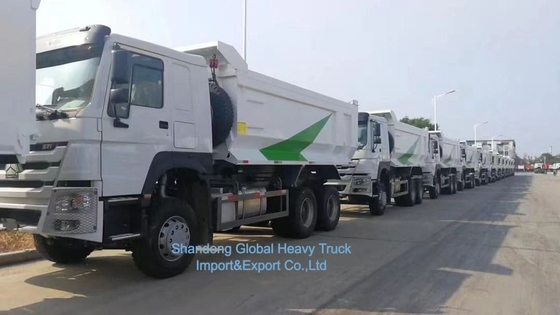 HOWO รถกระบะใหม่และมือสอง Sino / Sinotruk 6X4 290-400HP รถกระบะ / รถกระบะ / รถกระบะ