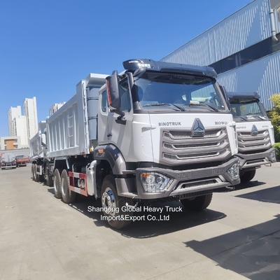 12 ล้อ Sinotruck 40-60 ตัน ใช้ HOWO 8X4 371HP 375HP 380HP รถยนต์ไดเซล มือขวา