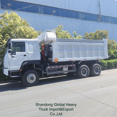 สภาพดีที่สุด 6*4 10ยาง รถบรรทุกขยะ Sinotruk Nx Hohan รถบรรทุกขุดเหมือง 30 ตัน สําหรับขาย
