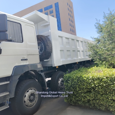 Shacman F3000 ใหม่ 8*4 380HP รถบรรทุกดีเซล รถบรรทุก 12 ล้อ 40 ตัน รถบรรทุกขุดเหมืองแร่ สําหรับขาย