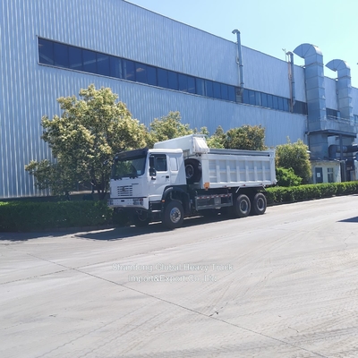 จีน Sinotruck HOWO 6X4 15ton รถบรรทุก 10 ล้อ 8X4 ล้อ 371HP 375HP รถบรรทุกขยะมือสอง