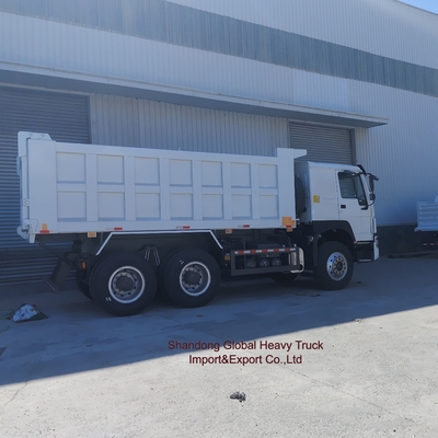 จีน Sinotruck HOWO 6X4 15ton รถบรรทุก 10 ล้อ 8X4 ล้อ 371HP 375HP รถบรรทุกขยะมือสอง