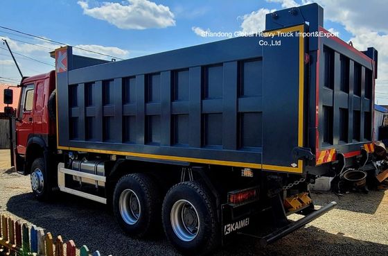 รถดั๊มพ์ SINOTRUK HOWO Euro 2 371HP-380HP 8X4 6X4 สำหรับงานหนัก