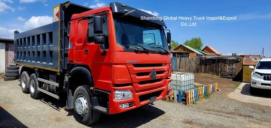 รถดั๊มพ์ SINOTRUK HOWO Euro 2 371HP-380HP 8X4 6X4 สำหรับงานหนัก