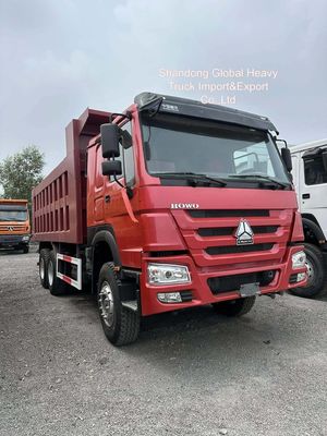 คุณภาพดี 371HP 375HP 6*4 10 ล้อ ใช้ HOWO รถบรรทุกถัง