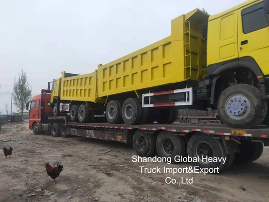 Shacman มือสอง 8 * 4 12 ล้อ F3000 X3000 รถบรรทุก