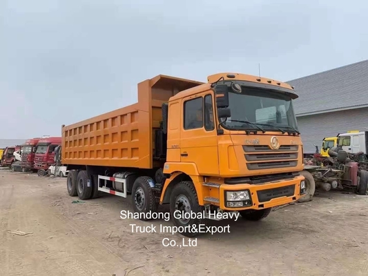 Shacman มือสอง 8 * 4 12 ล้อ F3000 X3000 รถบรรทุก