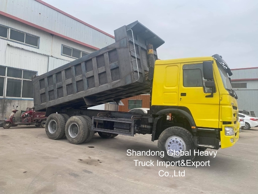 รถดั๊มพ์ HOWO 8X4 /6X4 มือสอง รถดั๊มพ์ Sinotruk Tipper 10 ล้อ รถบรรทุก 50 ตัน รถดั๊มพ์มือสอง