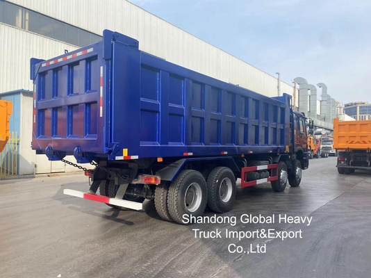 HOWO รถบรรทุก 8X4 / 6X4 รถบรรทุกถัง ซินอทรัค ทิปเปอร์ 12 ล้อ 50 ตัน รถบรรทุกถังถังถังถังถังที่ใช้