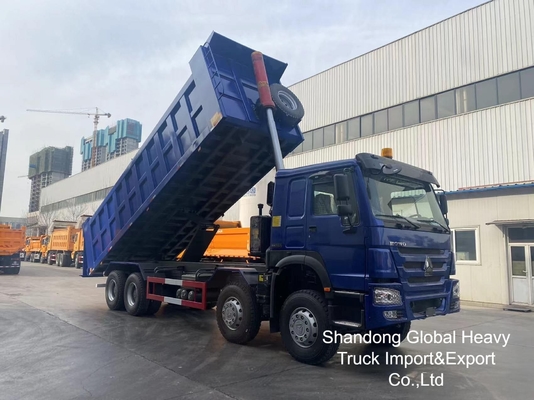HOWO รถบรรทุก 8X4 / 6X4 รถบรรทุกถัง ซินอทรัค ทิปเปอร์ 12 ล้อ 50 ตัน รถบรรทุกถังถังถังถังถังที่ใช้
