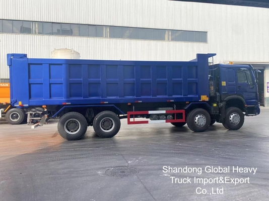 HOWO รถบรรทุก 8X4 / 6X4 รถบรรทุกถัง ซินอทรัค ทิปเปอร์ 12 ล้อ 50 ตัน รถบรรทุกถังถังถังถังถังที่ใช้