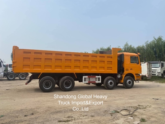 Shacman มือสอง 8 * 4 12 ล้อ F3000 X3000 รถบรรทุก