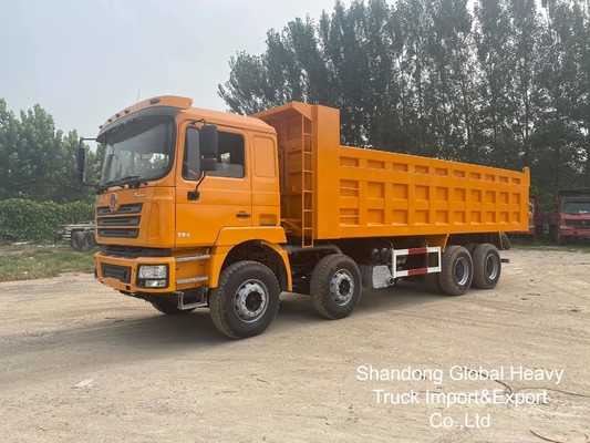 Shacman มือสอง 8 * 4 12 ล้อ F3000 X3000 รถบรรทุก
