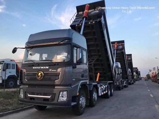 Shacman X3000 F3000 รถบรรทุก LHD/Rhd รถบรรทุกขยะเหมืองแร่ รถบรรทุกขยะ ไดเซล 30/40/50tons รถบรรทุกสินค้า