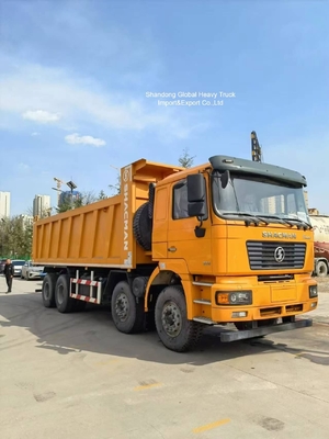มือสอง Shacman คุณภาพสูง 8 * 4 12 ล้อ 380hp F3000 X3000 f2000 รถบรรทุก