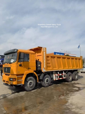 มือสอง Shacman คุณภาพสูง 8 * 4 12 ล้อ 380hp F3000 X3000 f2000 รถบรรทุก
