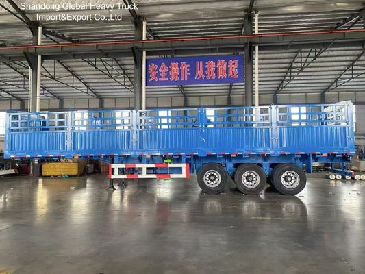 3 แกน 50 ตัน Fence Semi Trailer กับการแขวนลม