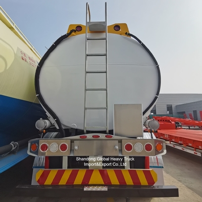 รถกึ่งพ่วงบรรทุกน้ำมันเหล็ก 3 เพลา ถังน้ำมันเชื้อเพลิง 45000 ลิตร