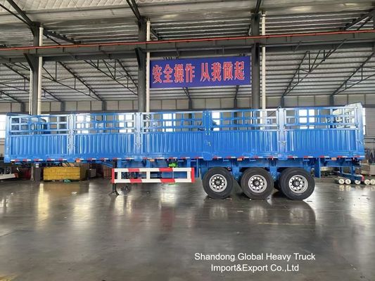 3 แกน 50 ตัน Fence Semi Trailer กับการแขวนลม