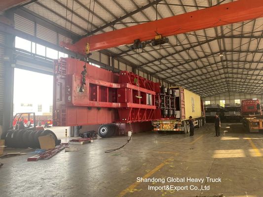 รถลากลางขนส่งสินค้าหนัก ขนาด 3 แกน ขนาด 60 ตัน