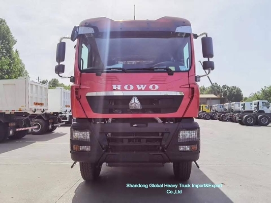 รถบรรทุก Sinotruck ที่มีประสิทธิภาพสูง HOWO Tx รถบรรทุกขยะ 6*4 รถบรรทุกเครื่องผสมคอนกรีต