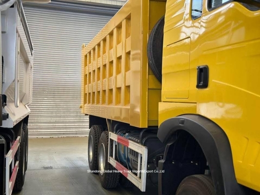ราคา Sinotruk เอธิโอเปีย Sino ใช้แล้วและใหม่ HOWO Tx 8X4 16 25 ลูกบาศก์เมตร รถดั๊มพ์ 12 ล้อ