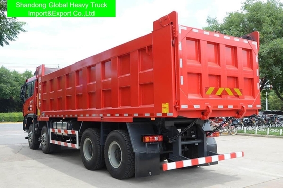 รถดั้มพ์ Shacman F3000 X3000 H3000 M3000 HOWO 371 380 375 8X4 สำหรับงานหนัก