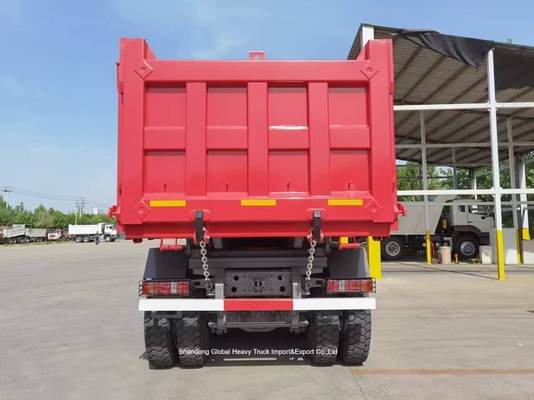 รถดัมพ์ HOWO รถดัมพ์ 371HP 375HP 8X4 บรรทุก 40t-60t สภาพดีเยี่ยมสำหรับแอฟริกา