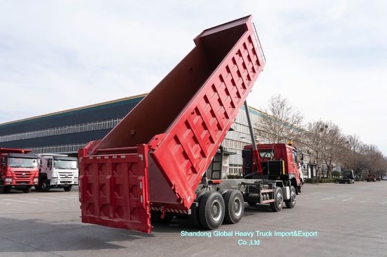 รถดั๊มพ์ HOWO 8x4 400 แรงม้า สำหรับงานเหมืองแร่ รับน้ำหนัก 45 ตัน