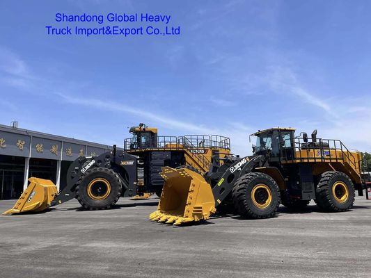 XCMG XC9350 รถตักล้อยางไฟฟ้า 35 ตัน ระบบส่งกำลังไฮดรอลิก