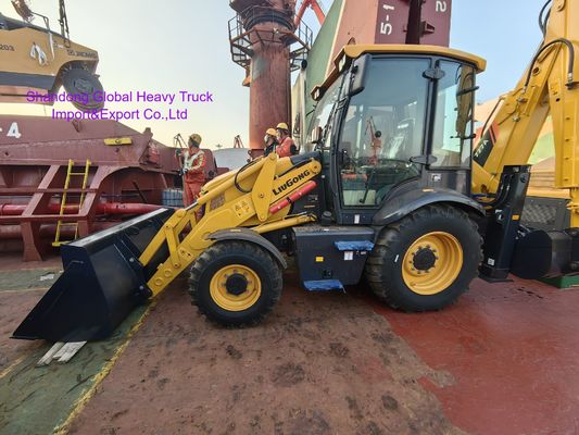 Liugong 777A มินิล้อ Backhoe Loader 2.5t กระปุกภาระ