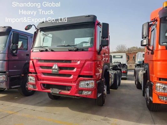 รถหัวลาก HOWO 6x4 เครื่องยนต์ดีเซล 400 แรงม้า เกียร์ธรรมดา